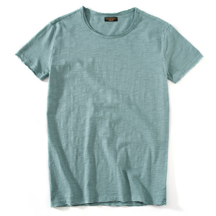 Loke – Ljusrosa Bas T-shirt med Mjuk Struktur