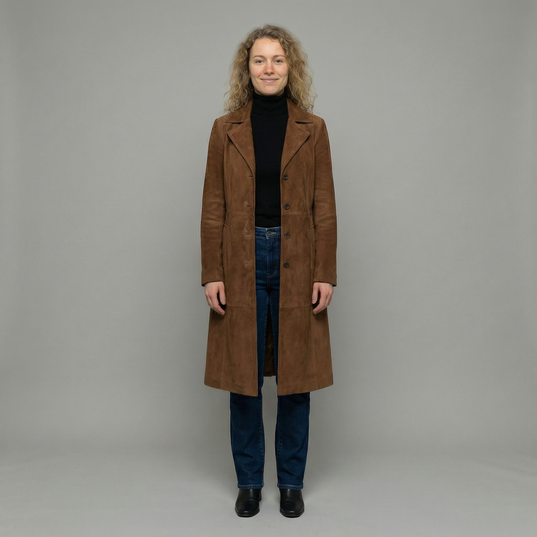 Hedda – Elegant lång kappa i brittisk stil
