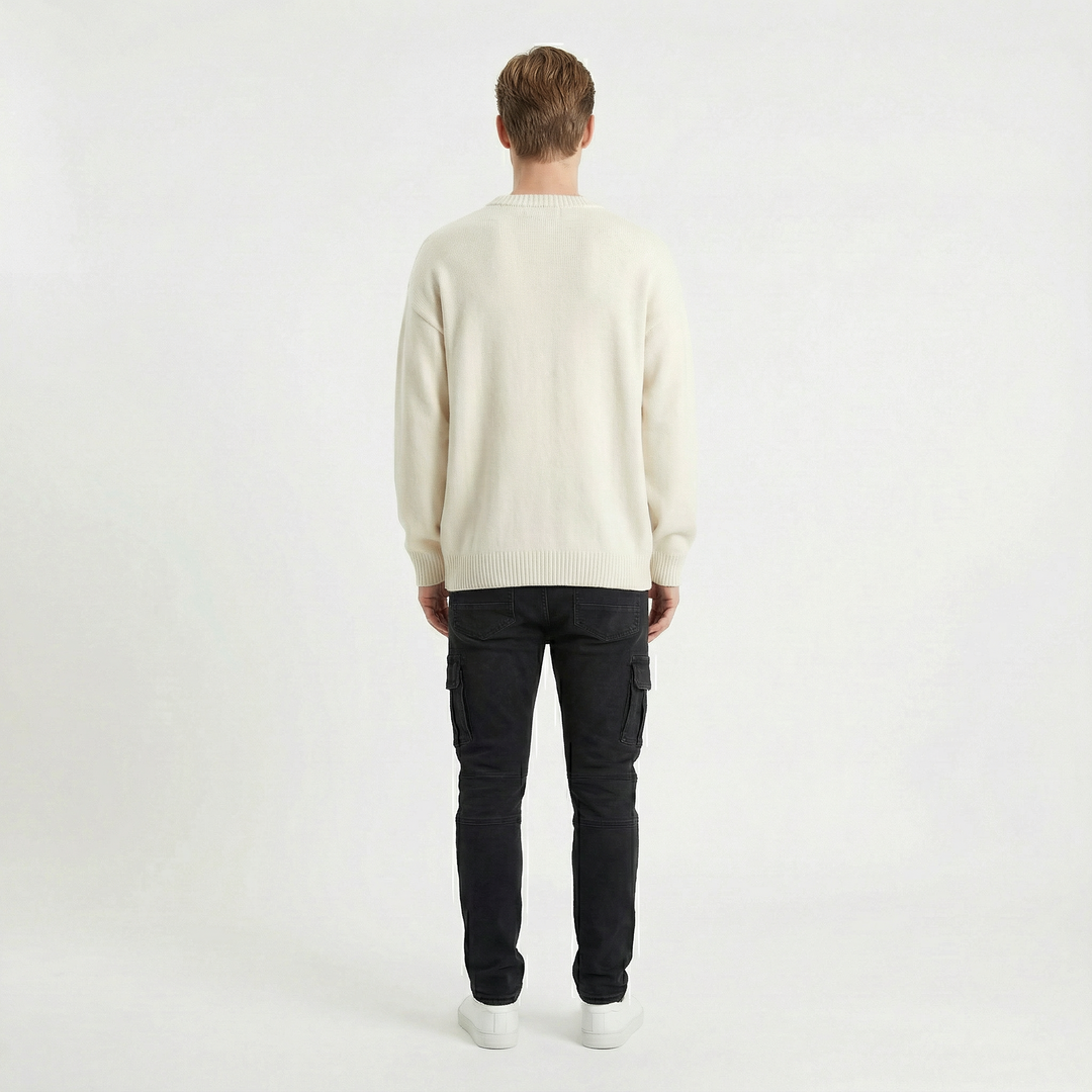 Soren – Smala cargobyxor i stretchdenim