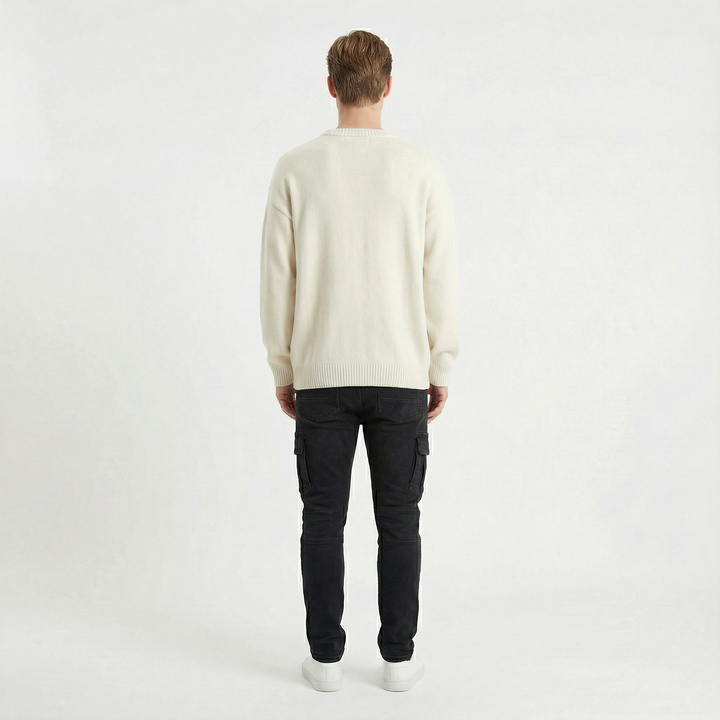 Soren – Smala cargobyxor i stretchdenim