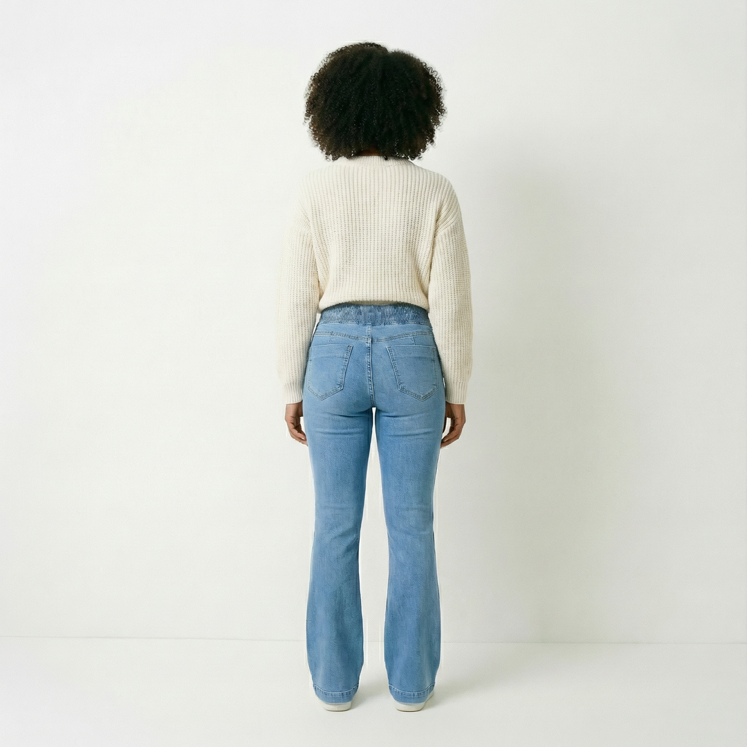 Elvira – Högmidjade jeans med smickrande passform