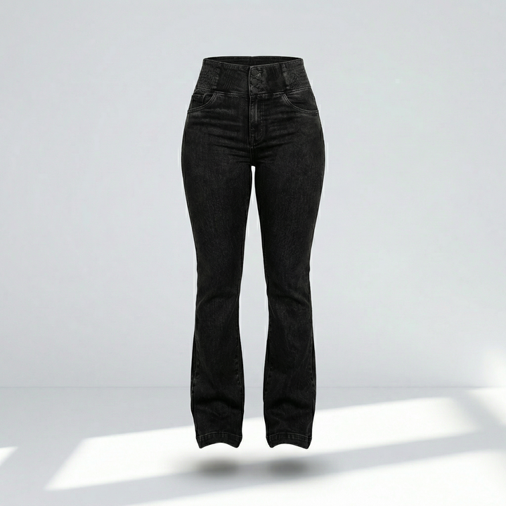 Elvira – Högmidjade jeans med smickrande passform