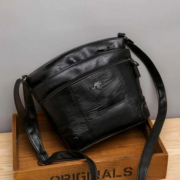 Silvia – Crossbody Bag with Kangaroo Emblem