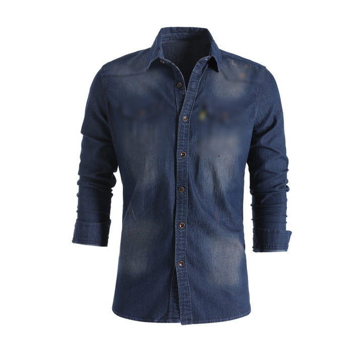 Levi - Svart denimskjorta med tuff stil