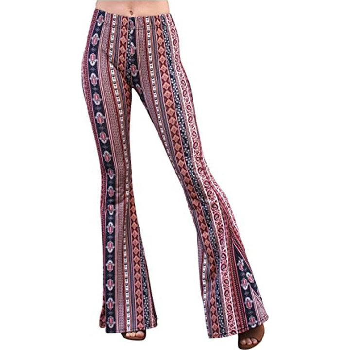 Aira – Utsvängda byxor med mönster