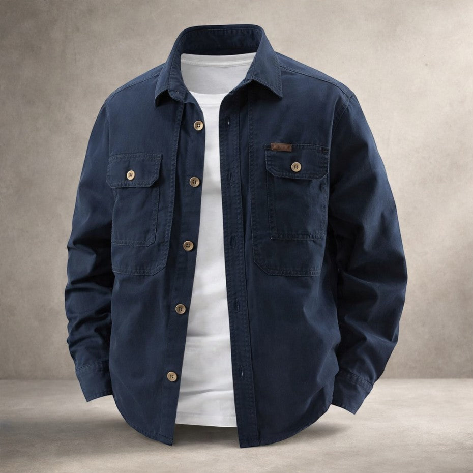 Torren – Kraftig overshirt i ren bomull