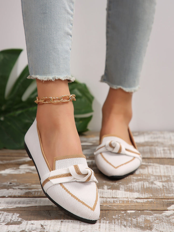 Viona – loafers med knutdetalj