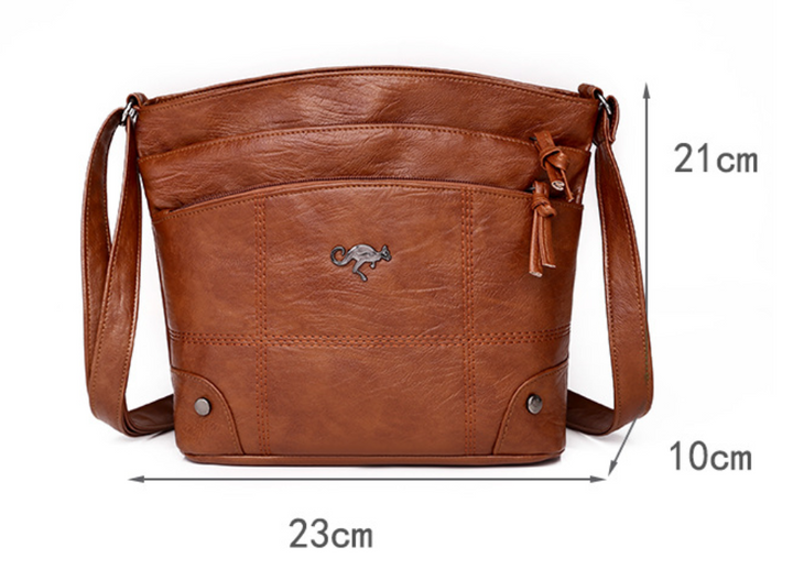 Silvia – Crossbody Bag with Kangaroo Emblem