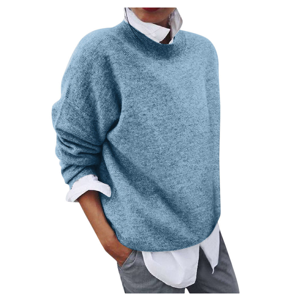 Virel Minimalistisk stickad tröja med lagerlook