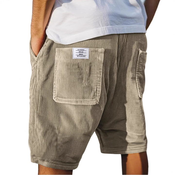 Ture – Avslappnade shorts i mjuk corduroy