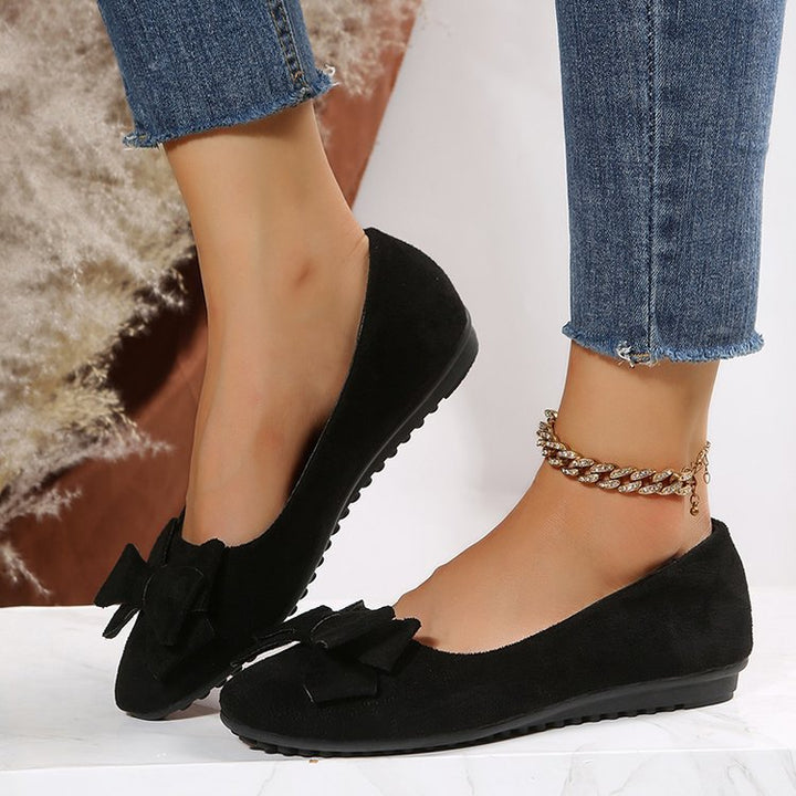 Sofie – Bekväm ballerina med knutdetalj