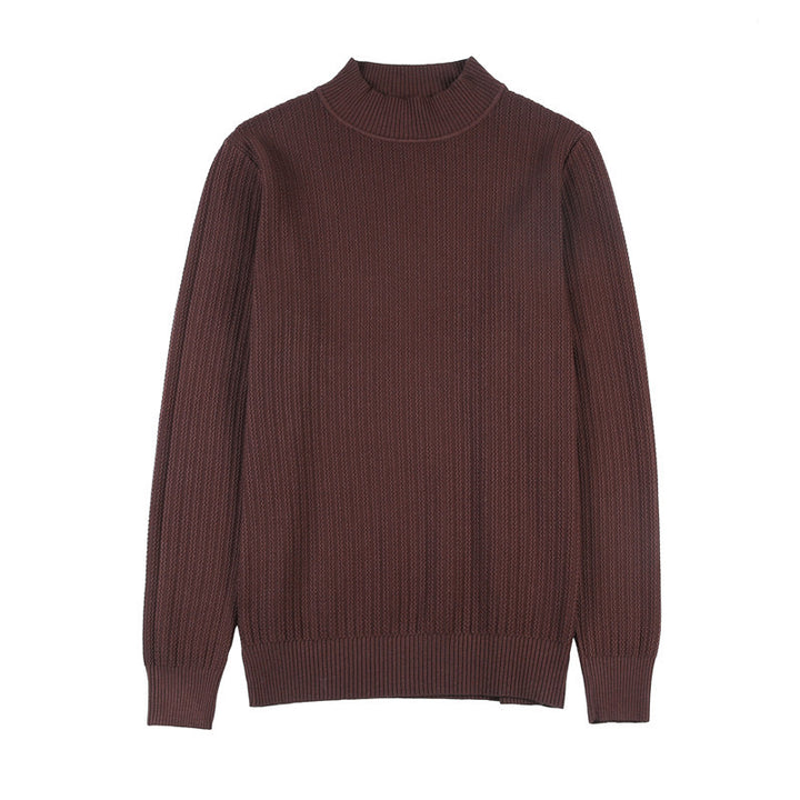 Elias - Ribbstickad polotröja för en elegant stil