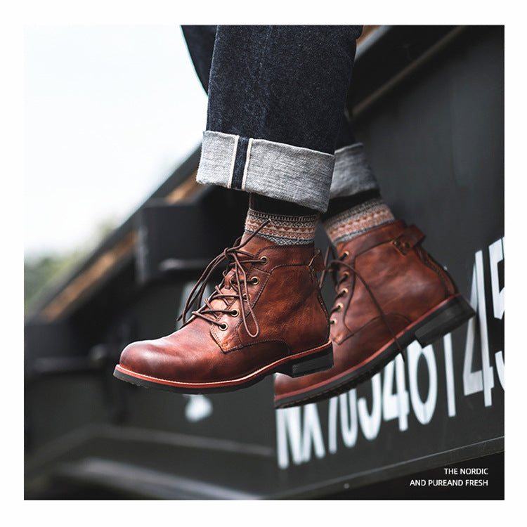 Men Shoes Military Plus Size Workwear Men&