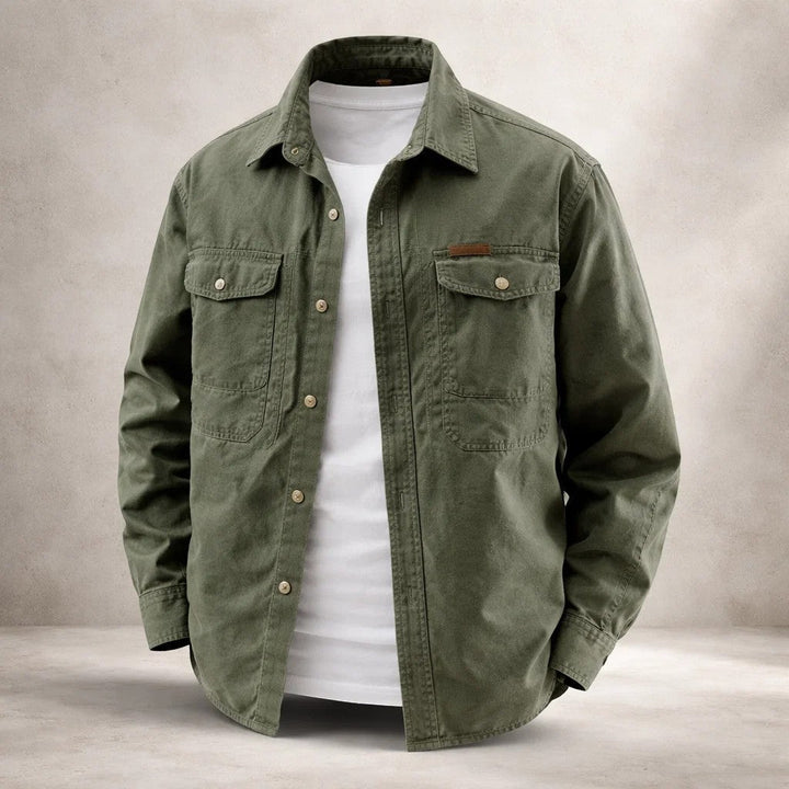 Torren – Kraftig overshirt i ren bomull