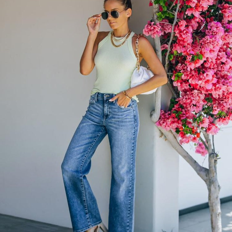 Linnea – Rak denimbyxa