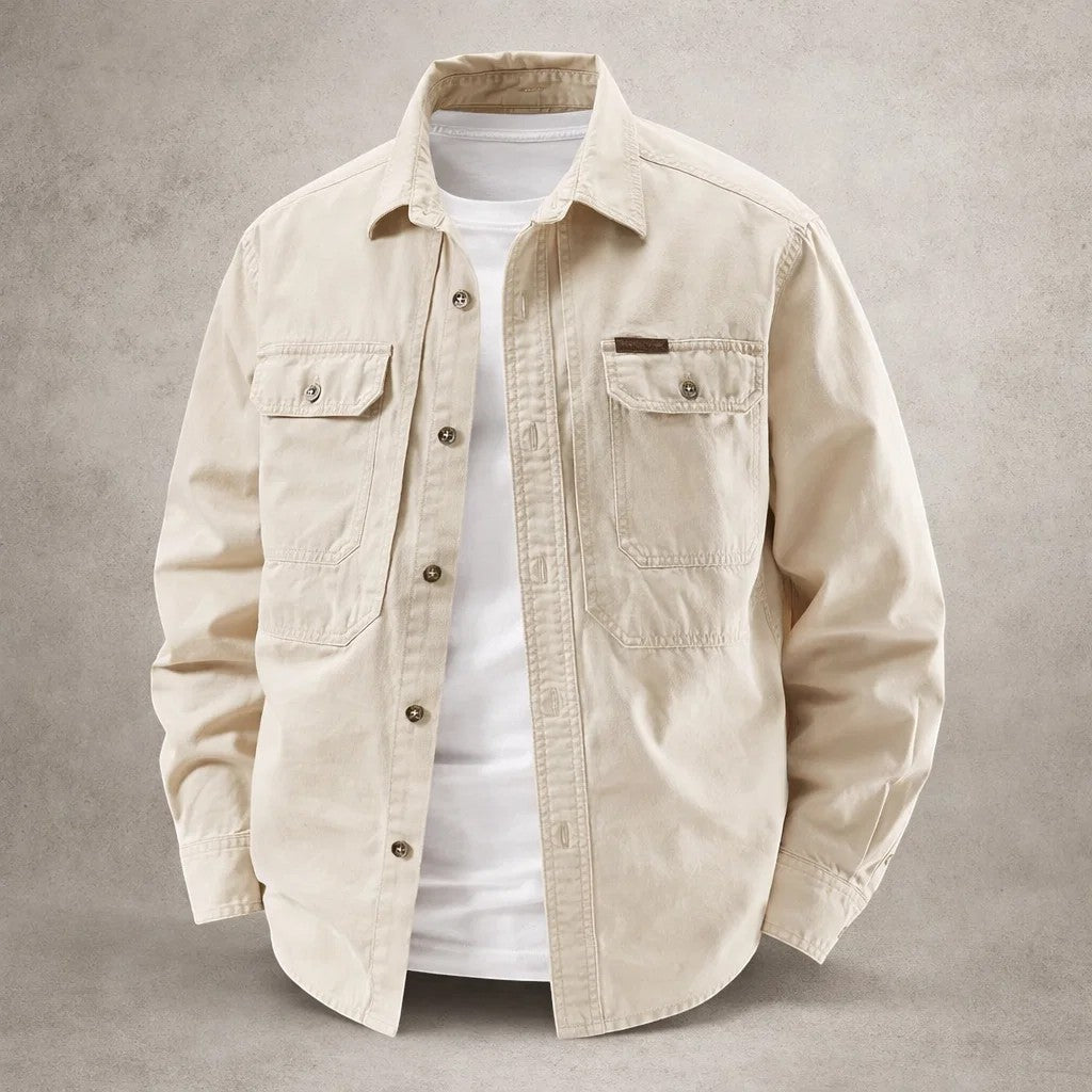 Torren – Kraftig overshirt i ren bomull