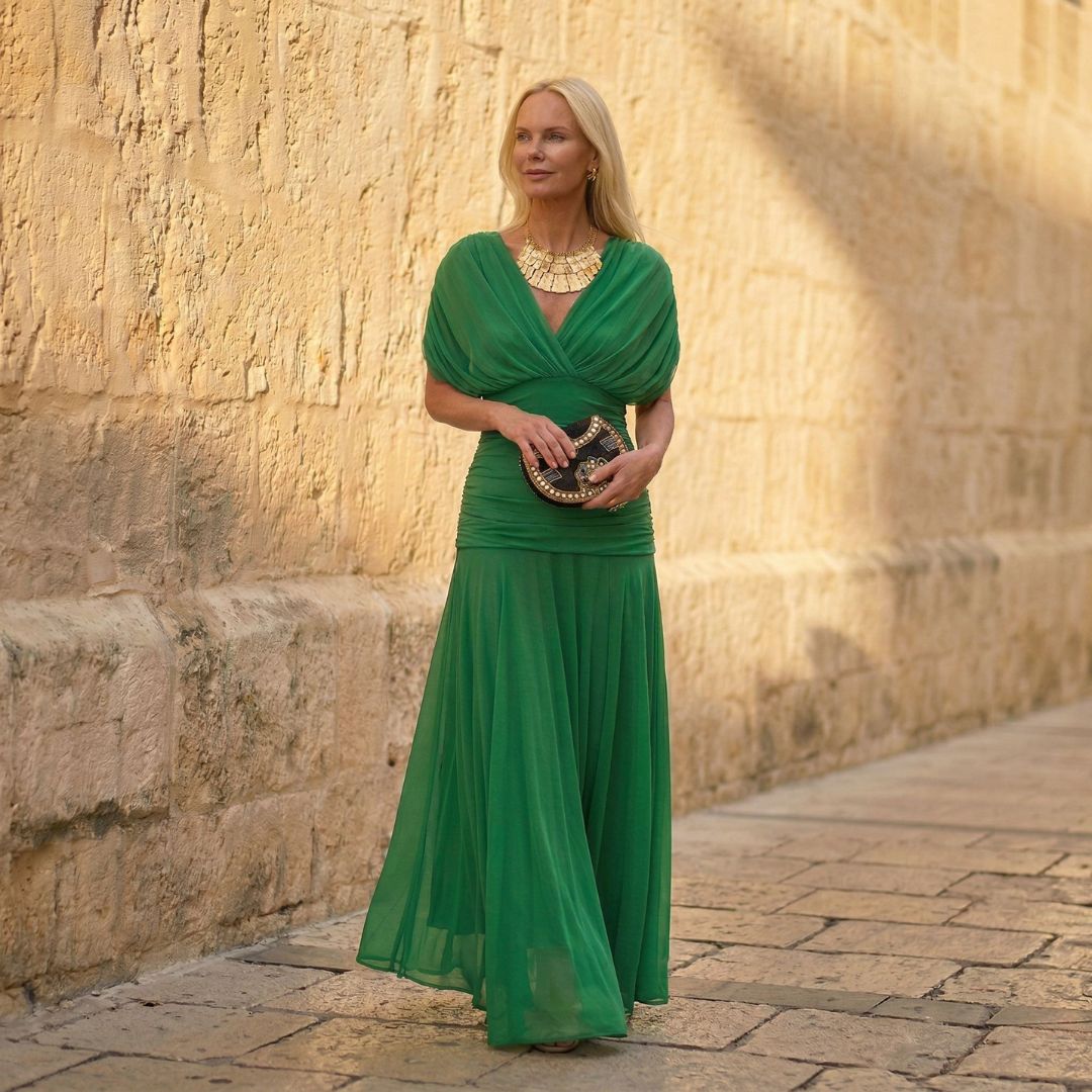 Sienna Elegant Green Dress