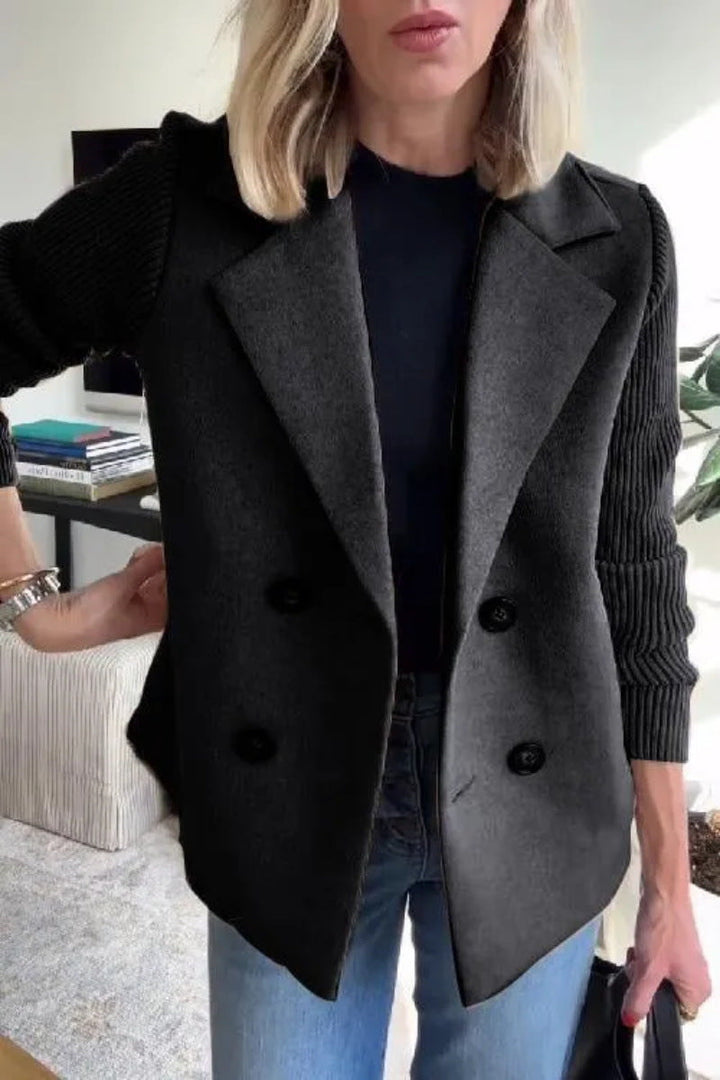 Eline – Stickad blazerjacka