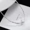 Elysia Pearl Necklace | 925 Silver Clavicle Chain with Mother Pearl Pendant