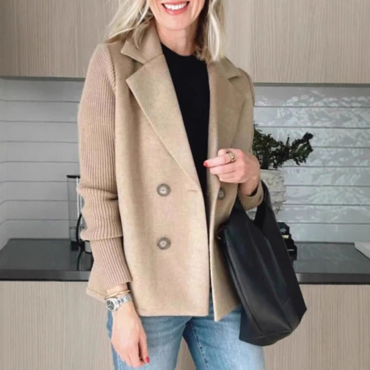 Eline – Stickad blazerjacka