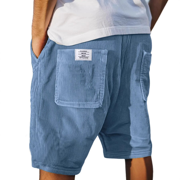 Ture – Avslappnade shorts i mjuk corduroy
