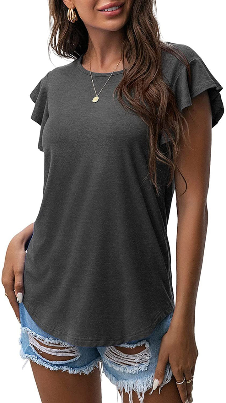 Maja – T-shirt med subtila ärmdetaljer