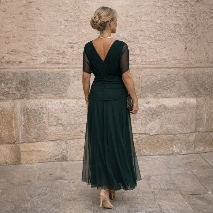 Morgan Elegant Green Dress