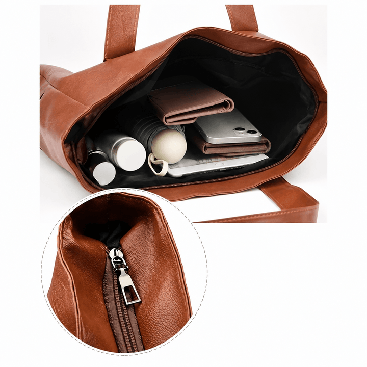 Rosa – Minimalist Leather Tote