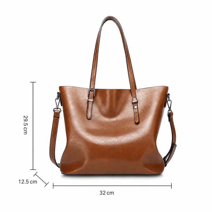 Isabel – Vintage Style Leather Tote