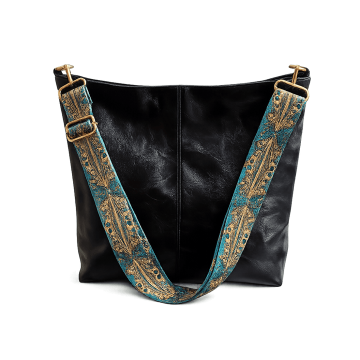 Cecilia – Shoulder Bag with Wide Ethnic Strap
