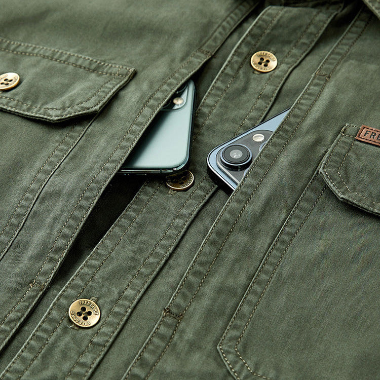 Torren – Kraftig overshirt i ren bomull