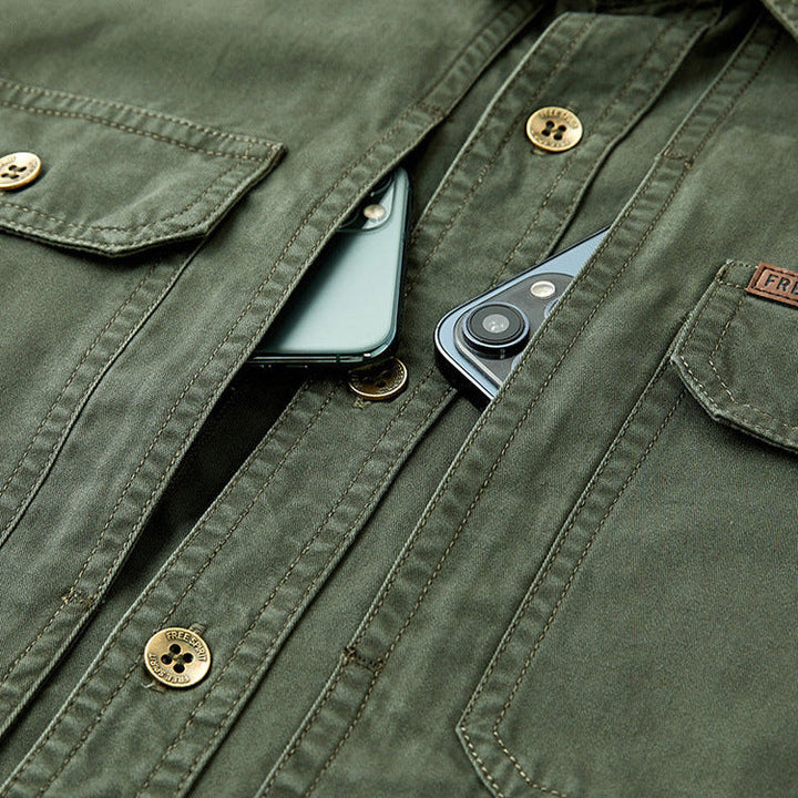 Torren – Kraftig overshirt i ren bomull