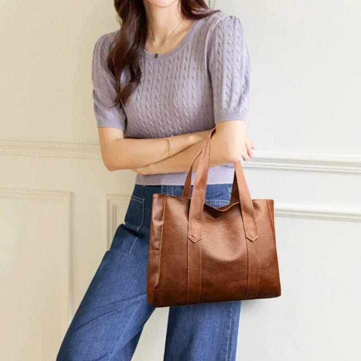 Rosa – Minimalist Leather Tote