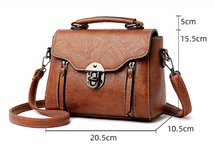 Lucía – Vintage Style Leather Crossbody Bag