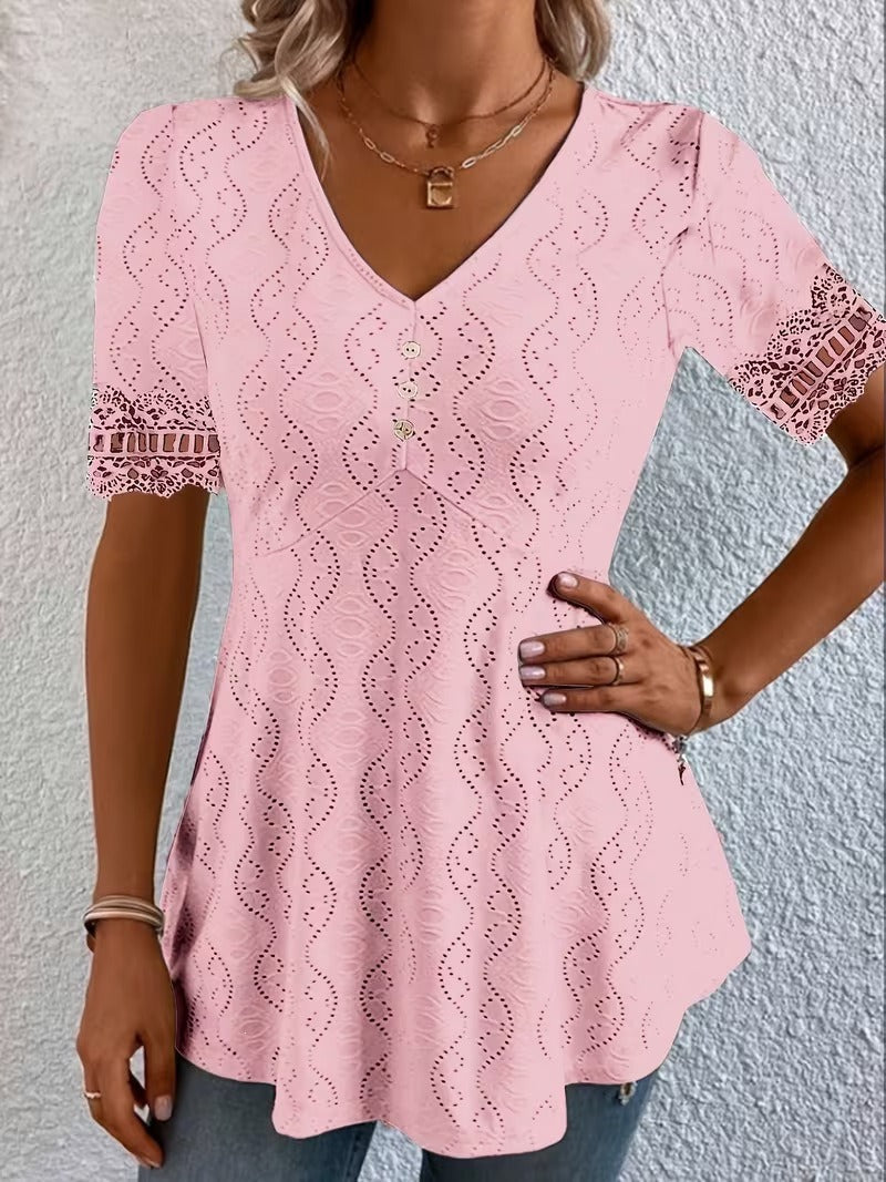 Selma – Elegant spetsblus med feminin känsla