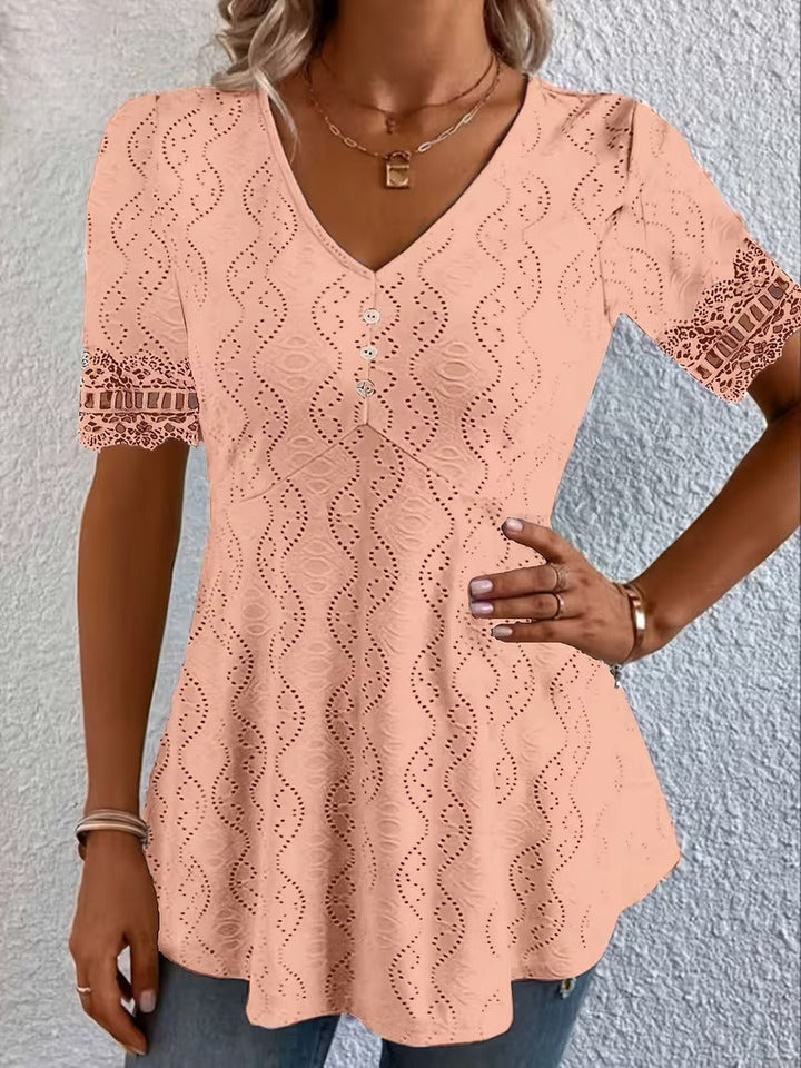 Selma – Elegant spetsblus med feminin känsla