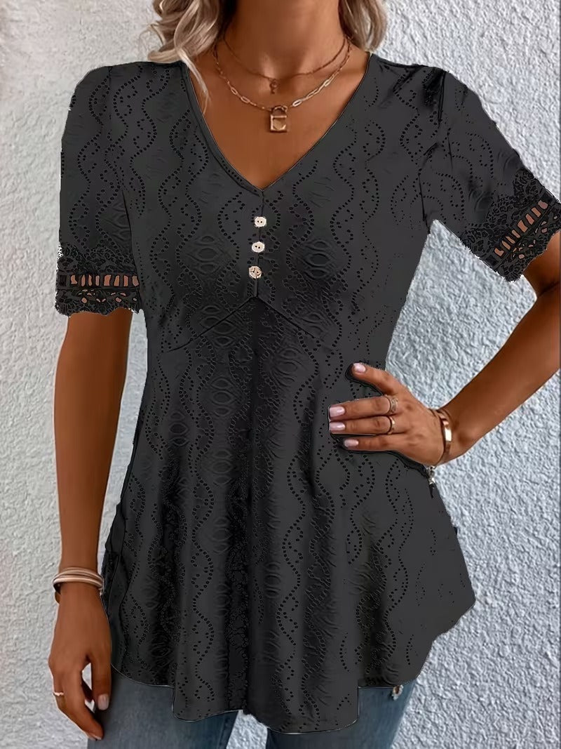 Selma – Elegant spetsblus med feminin känsla