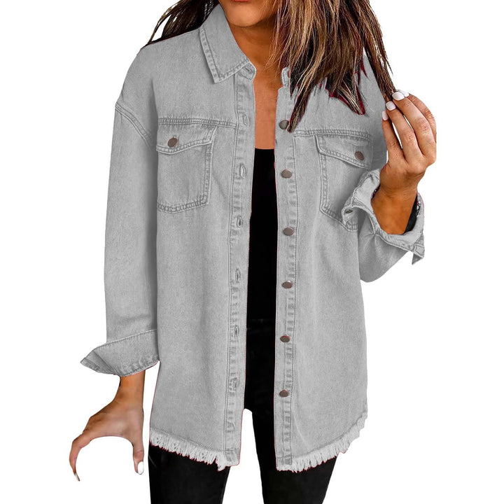 Elina – Jeansjacka med avslappnad oversized-look
