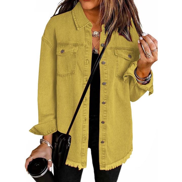 Elina – Jeansjacka med avslappnad oversized-look