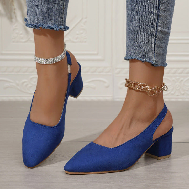 Wenja – Slingback klack med leopardmönster