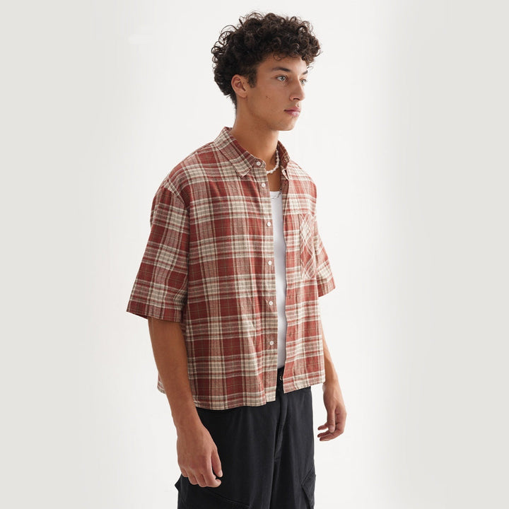 Milan - Rutskjorta med avslappnad sommarstil