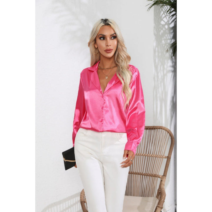 Nova – Sidenblus med midjeaccent