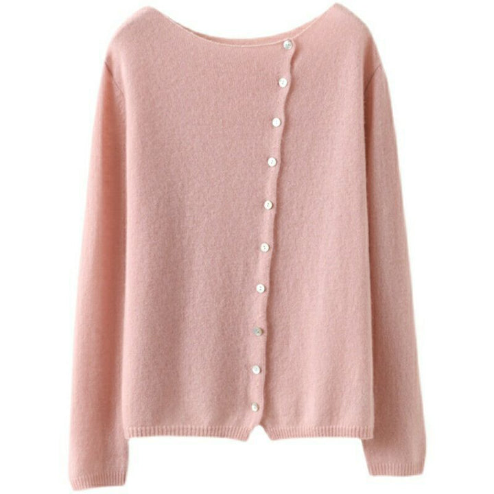 Solea Fint stickad cardigan med knapplist