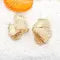 Gleam Gold Earrings | 18K Gold Plated Gingko Biloba Design for Women