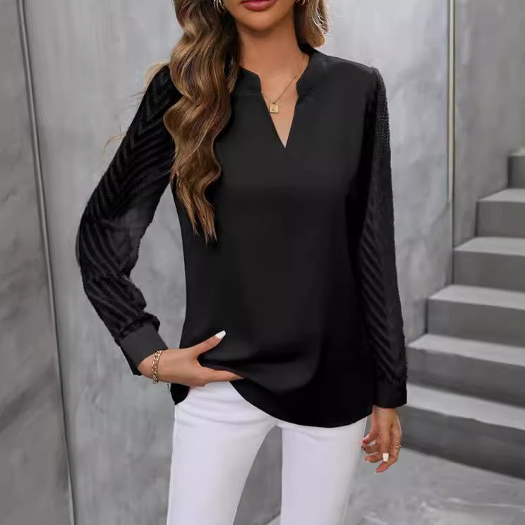 Ilona – Blus med eleganta ärmar och mjuk känsla