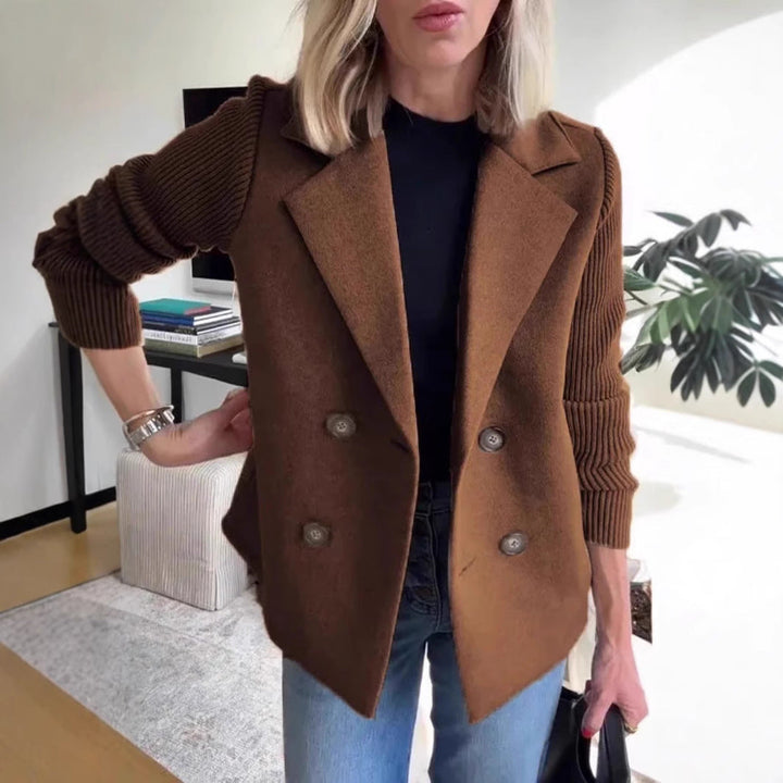 Eline – Stickad blazerjacka