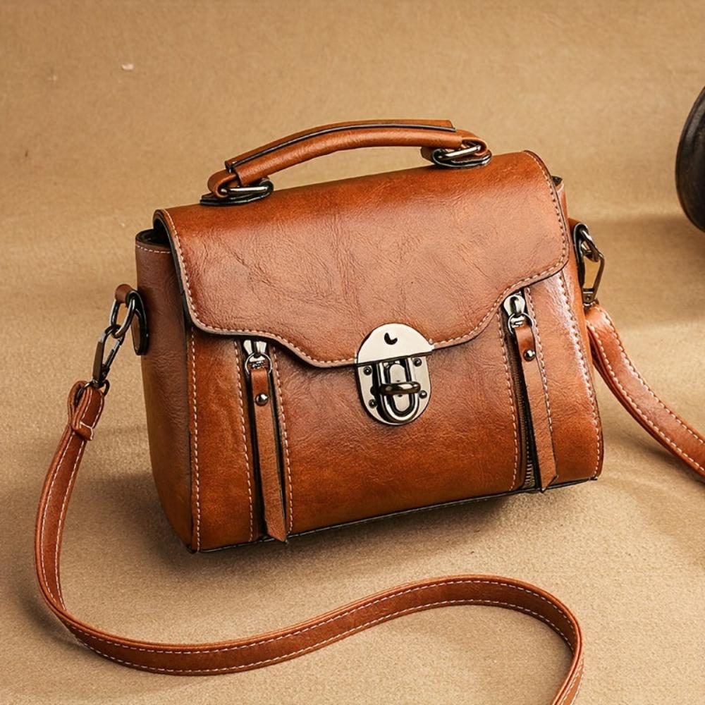 Lucía – Vintage Style Leather Crossbody Bag