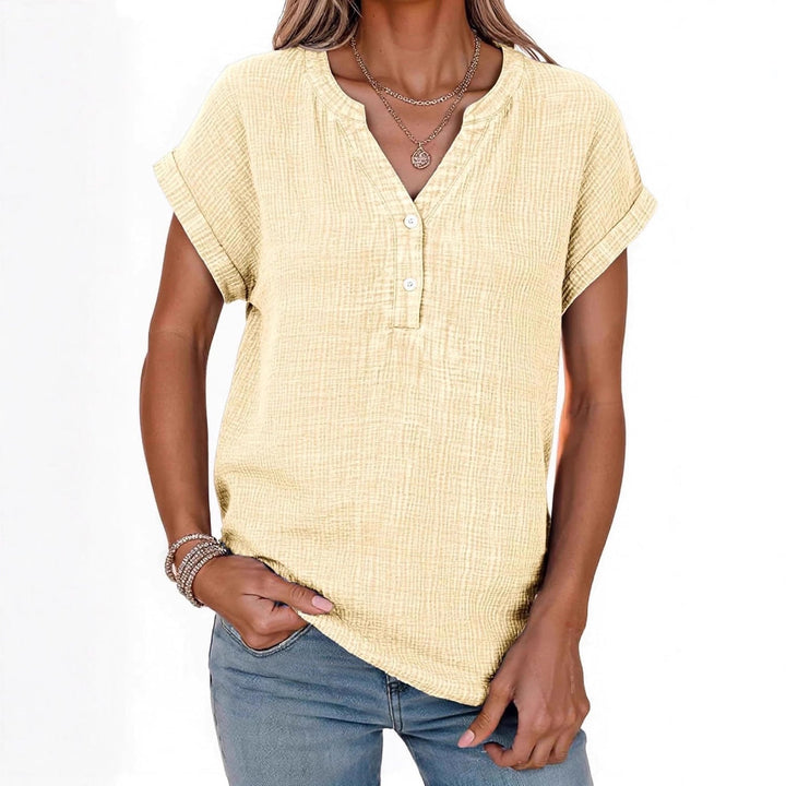 Ronja – Lätt blus med knapplist
