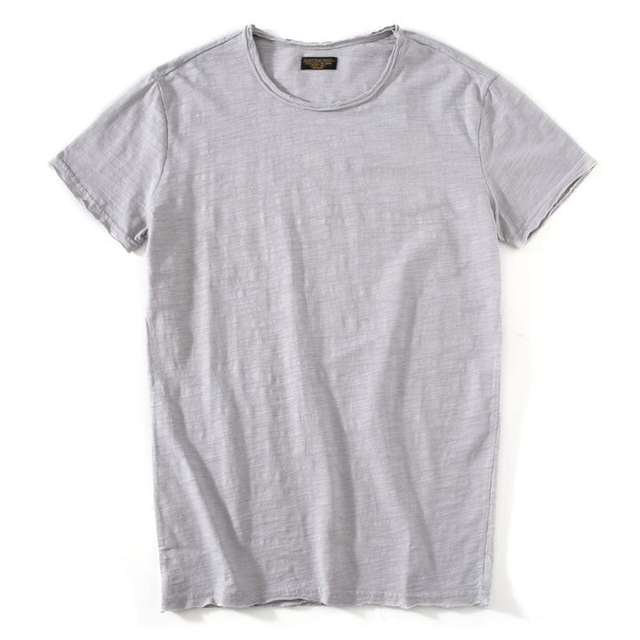 Loke – Ljusrosa Bas T-shirt med Mjuk Struktur