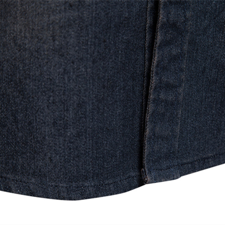 Levi - Svart denimskjorta med tuff stil